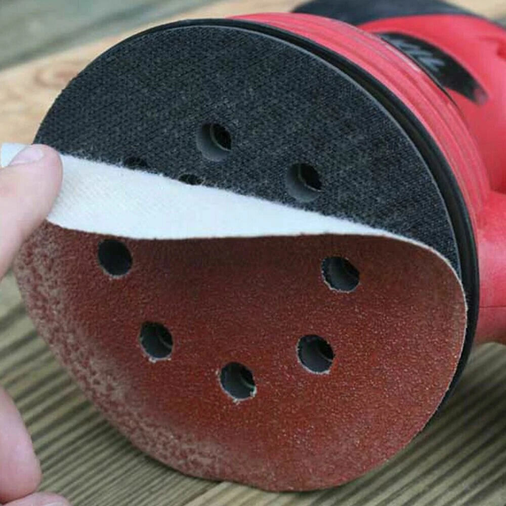 (image for) 50PC 5 Inch 125mm 8 Holes Abrasive Sand Discs 80 180 240 320 400 800 1000 1500 2000 3000 Grit Sanding Papers