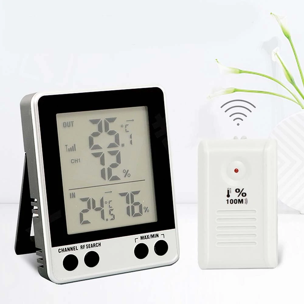 (image for) Digital Electronic Temperature Humidity Meter Thermometer Hygrometer Backlight LCD Display