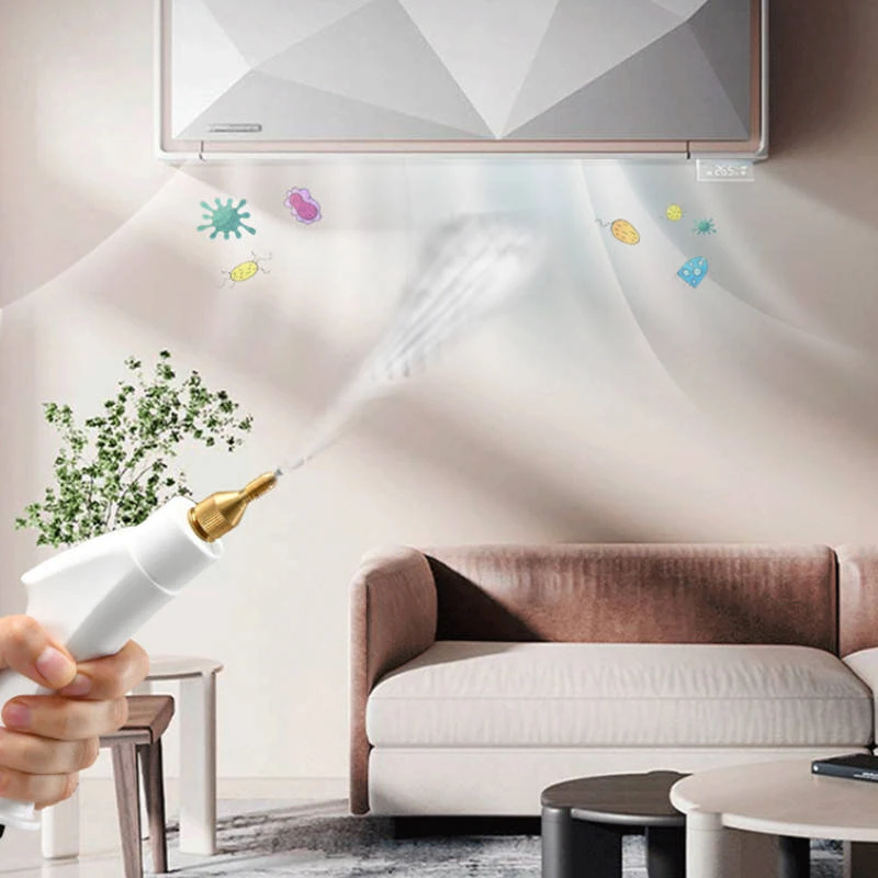 (image for) Multi-Function Digital High-Temperature Steam Cleaner Touch Screen Portable Multi-Purpose Deep Cleaning Steam Cleaner for Home Kitchen Car